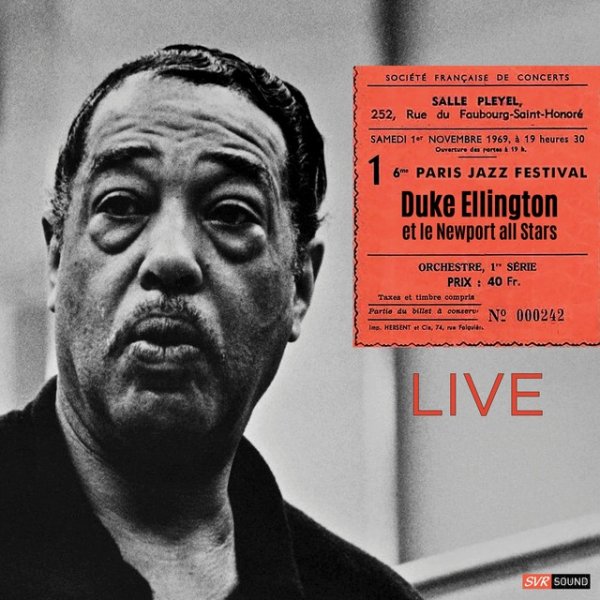 Album Duke Ellington - 16me. Paris Jazz Festival 1er. Novembre 1969 (Restauración 2022)