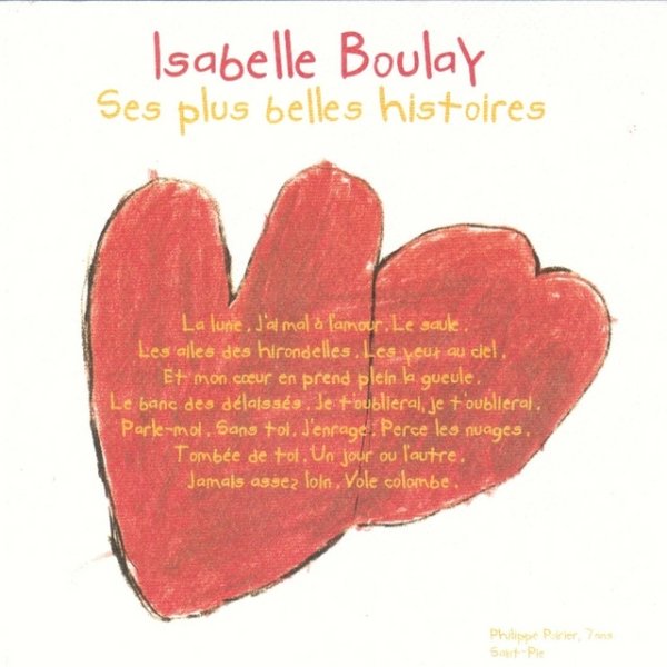 Isabelle Boulay Ses Plus Belles Histoires, 2002