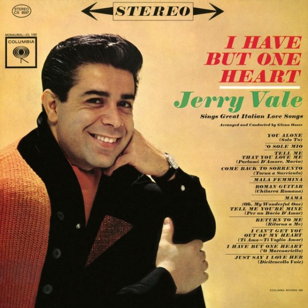 Jerry Vale I Have But One Heart, 1962