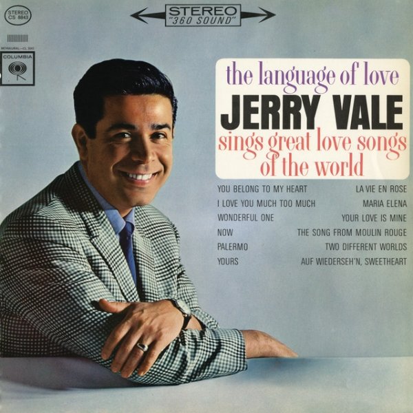 Album Jerry Vale - The Language of Love