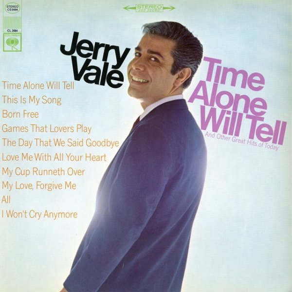 Album Jerry Vale - Time Alone Will Tell and Today