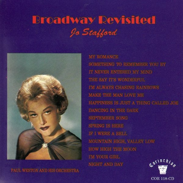 Jo Stafford Broadway Revisited, 2007