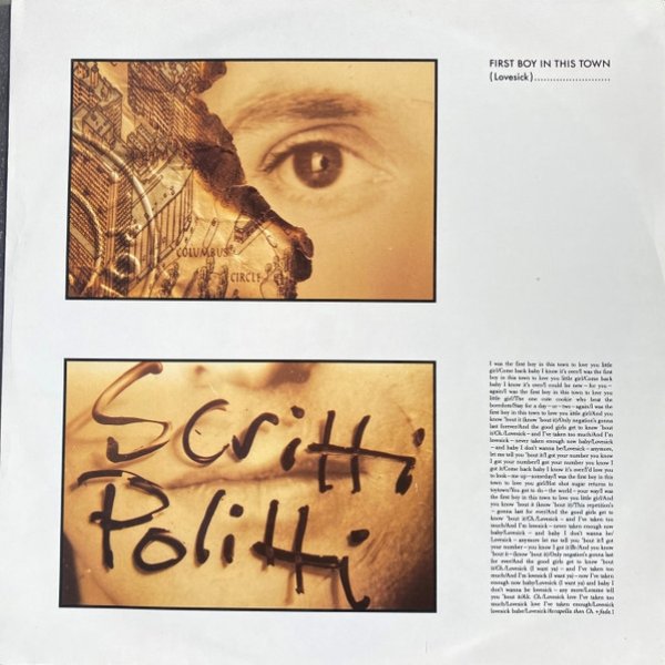 Album Scritti Politti - First Boy In This Town (Lovesick)
