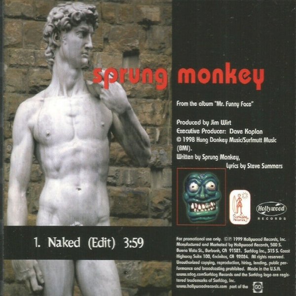 Album Sprung Monkey - Naked