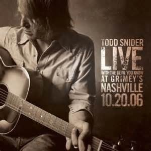 Album Todd Snider - Live At Grimey