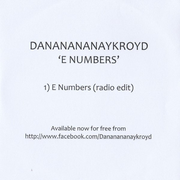 Album Dananananaykroyd - E Numbers
