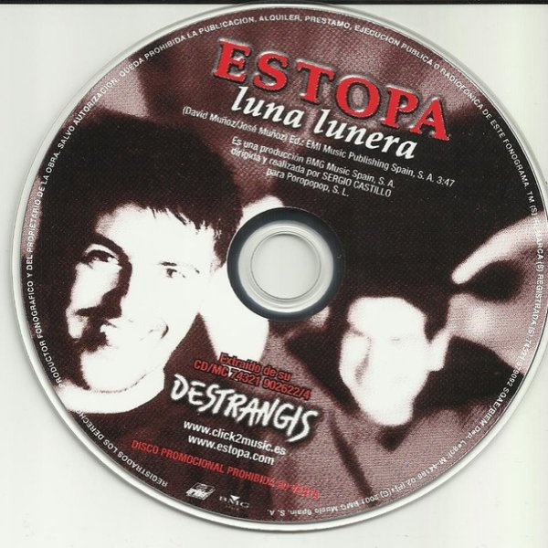 Album Estopa - Luna Lunera