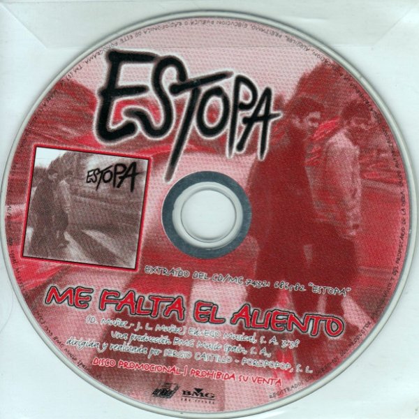 Album Estopa - Me Falta El Aliento