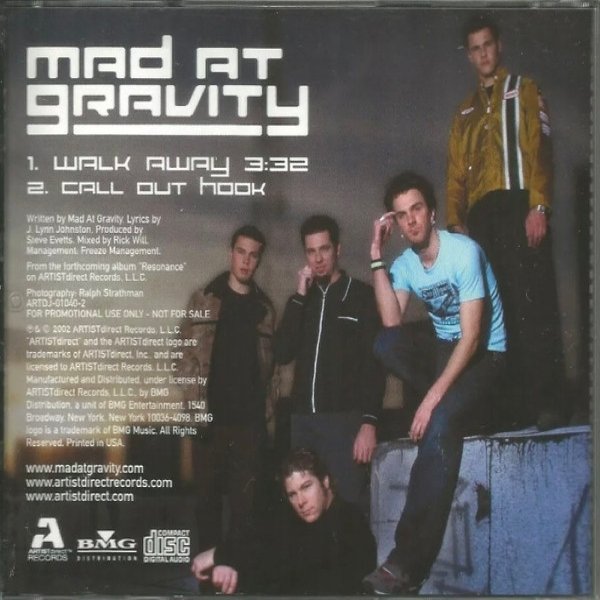 Album Mad at Gravity - Walk Away