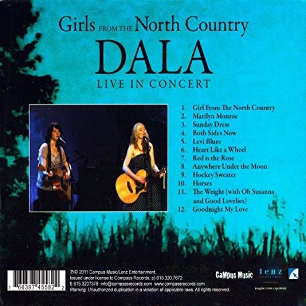 Girls From The North Country - A Live Concert With Dala - album