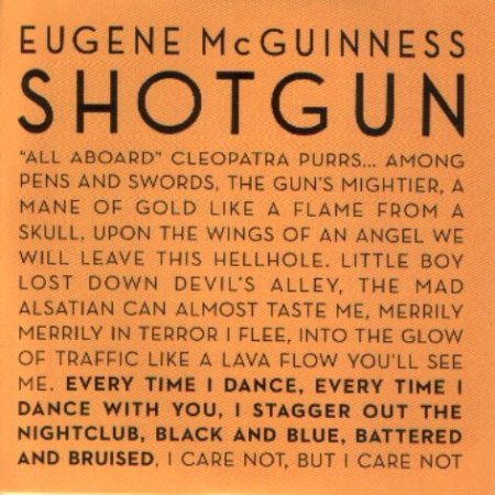 Album Eugene McGuinness - Shot Gun