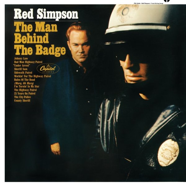Album Red Simpson - The Man Behind The Badge