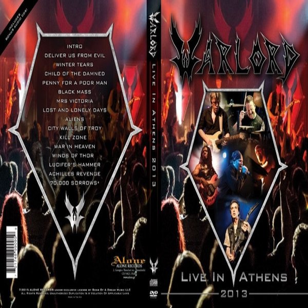 Album Warlord - Live In Athens 2013