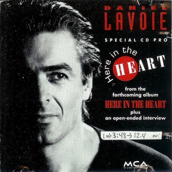 Daniel Lavoie Here In The Heart, 1992