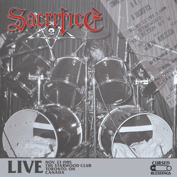 Album Sacrifice - Live in 85