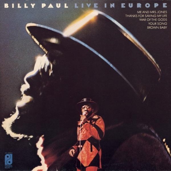 Album Billy Paul - Billy Paul Live In Europe