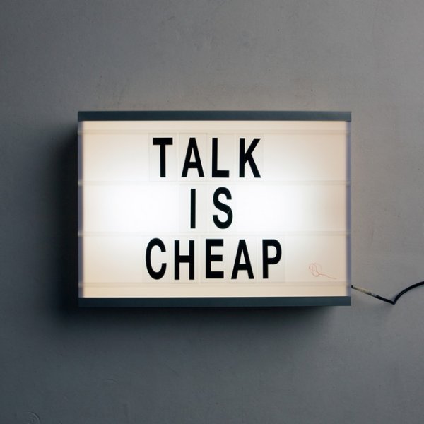 Talk Is Cheap Album 