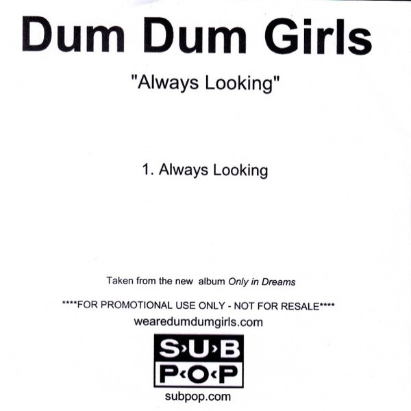 Dum Dum Girls Always Looking, 2011