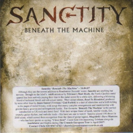 Album Sanctity - Beneath The Machine