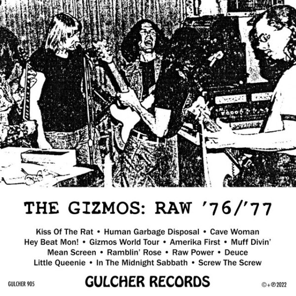 Album Raw '76/'77 - The Gizmos
