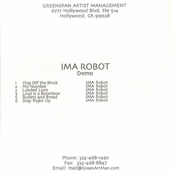 Ima Robot Demo, 2001