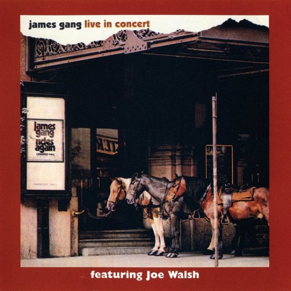 Album James Gang - Live In Concert