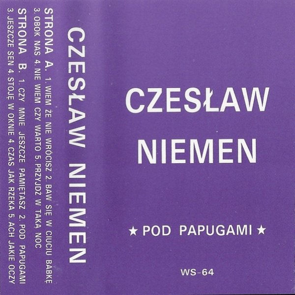 Czesław Niemen Pod Papugami, 1970