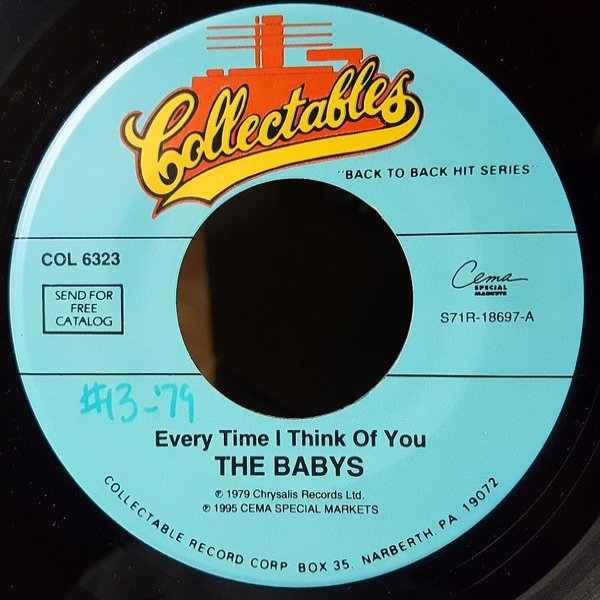 The Babys Every Time I Think Of You / Isn't It Time, 1995