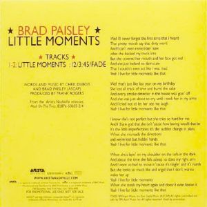 Brad Paisley Little Moments, 2003