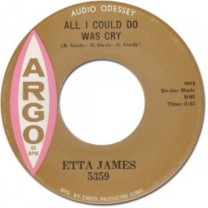 Etta James All I Could Do Was Cry, 1960