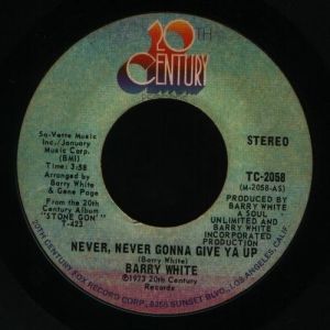 Never, Never Gonna Give Ya Up Album 