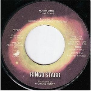 Ringo Starr No No Song, 1975