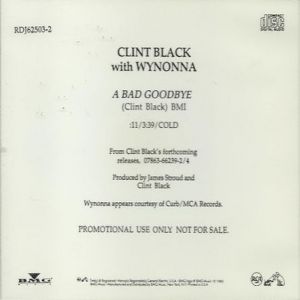 Clint Black : A Bad Goodbye
