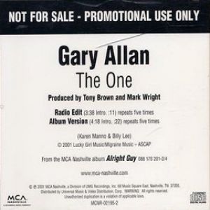 Album Gary Allan - The One