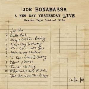 Joe Bonamassa A New Day Yesterday Live, 2002