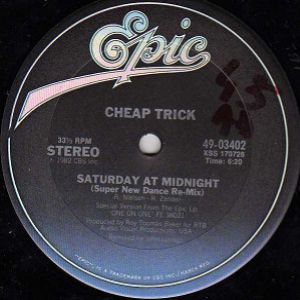 Cheap Trick Saturday at Midnight, 1982