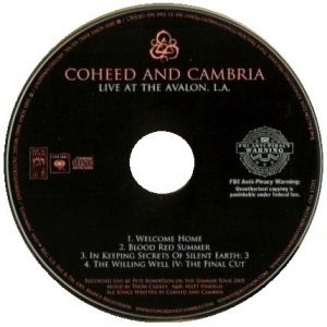 Album Coheed and Cambria - Live at the Avalon