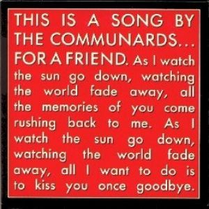 The Communards : For a Friend