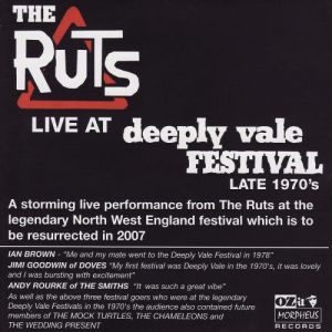 Album The Ruts - Live At Deeply Vale