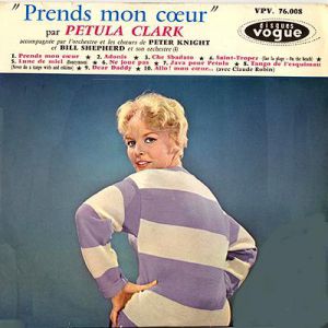 Petula Clark Prends Mon Coeur, 1959