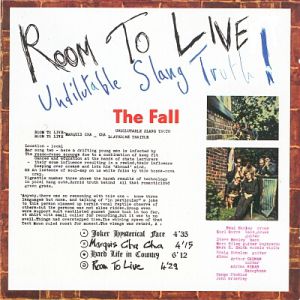 The Fall Room to Live, 1982