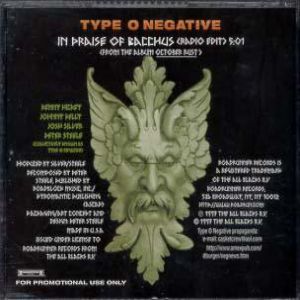 Album In Praise of Bacchus - Type O Negative