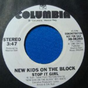 New Kids on the Block Stop It Girl, 1986