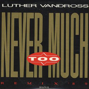 Album Luther Vandross - Never Too Much
