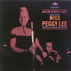 Basin Street East Proudly Presents Miss Peggy Lee - album