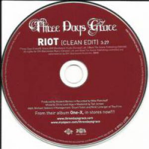 Album Three Days Grace - Riot