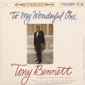 Tony Bennett To My Wonderful One, 1960