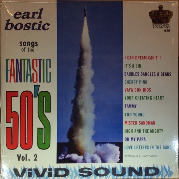 Earl Bostic : Songs of the Fantastic 50's Vol. 2