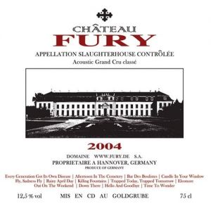 Fury In The Slaughterhouse : Acoustic Grand Cru Classé