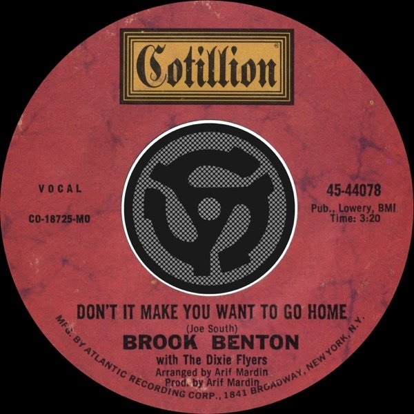 Brook Benton : Don't It Make You Want to Go Home